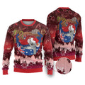 Aussie Festive Koala Christmas Ugly Christmas Sweater Koala-ty Time Flag Hammock Red Style