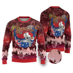 Aussie Festive Koala Christmas Ugly Christmas Sweater Koala-ty Time Flag Hammock Red Style