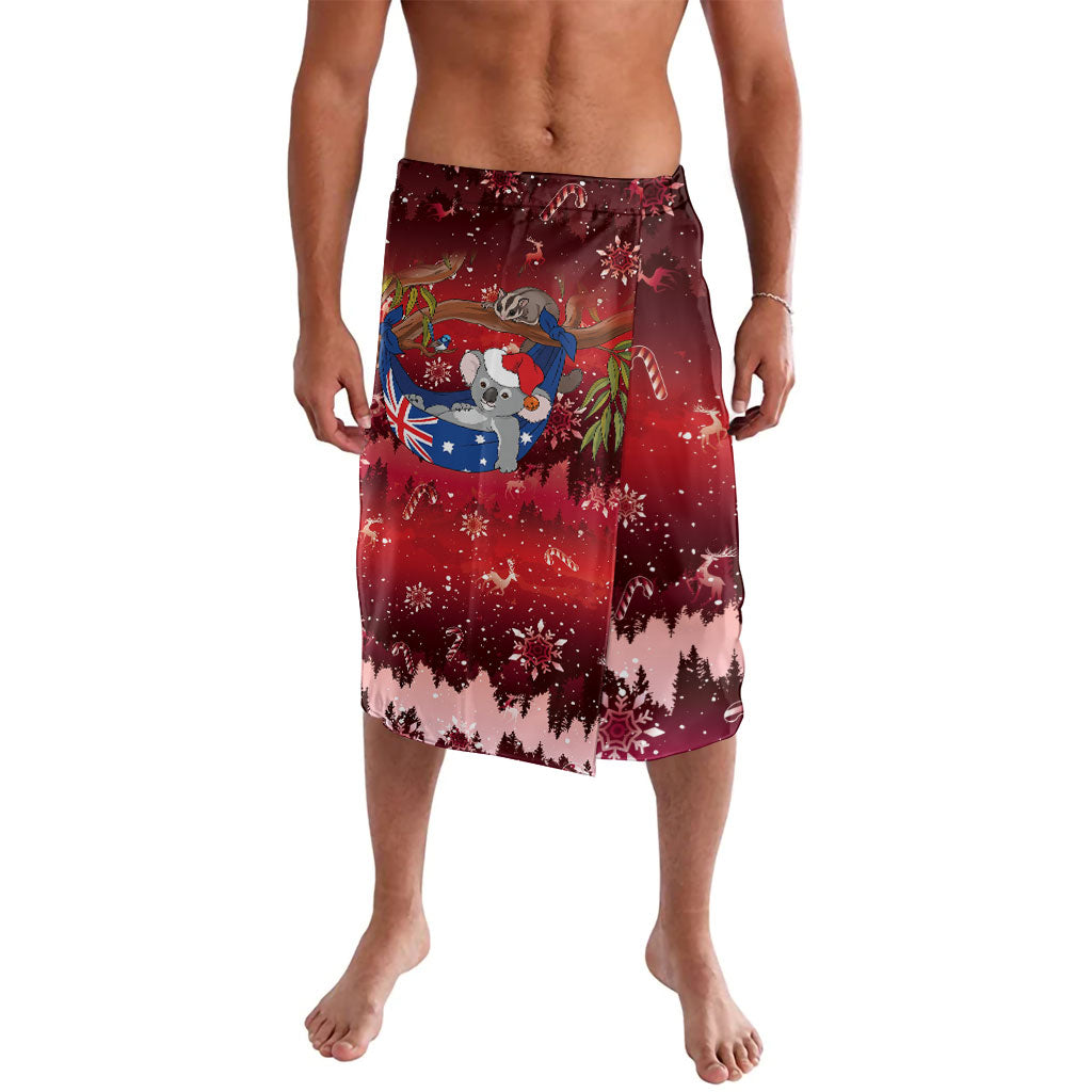 Aussie Festive Koala Christmas Lavalava Koala-ty Time Flag Hammock Red Style