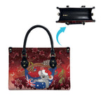 Aussie Festive Koala Christmas Leather Bag Koala-ty Time Flag Hammock Red Style