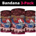 Aussie Festive Koala Christmas Neck Gaiter Koala-ty Time Flag Hammock Red Style