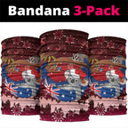 Aussie Festive Koala Christmas Neck Gaiter Koala-ty Time Flag Hammock Red Style