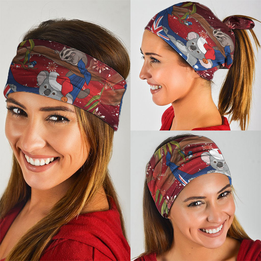 Aussie Festive Koala Christmas Neck Gaiter Koala-ty Time Flag Hammock Red Style