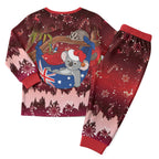 Aussie Festive Koala Christmas Pajama Set Koala-ty Time Flag Hammock Red Style