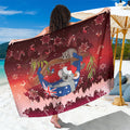 Aussie Festive Koala Christmas Sarong Koala-ty Time Flag Hammock Red Style