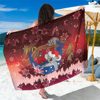 Aussie Festive Koala Christmas Sarong Koala-ty Time Flag Hammock Red Style