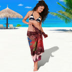 Aussie Festive Koala Christmas Sarong Koala-ty Time Flag Hammock Red Style