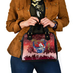 Aussie Festive Koala Christmas Shoulder Handbag Koala-ty Time Flag Hammock Red Style