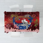 Aussie Festive Koala Christmas Tablecloth Koala-ty Time Flag Hammock Red Style