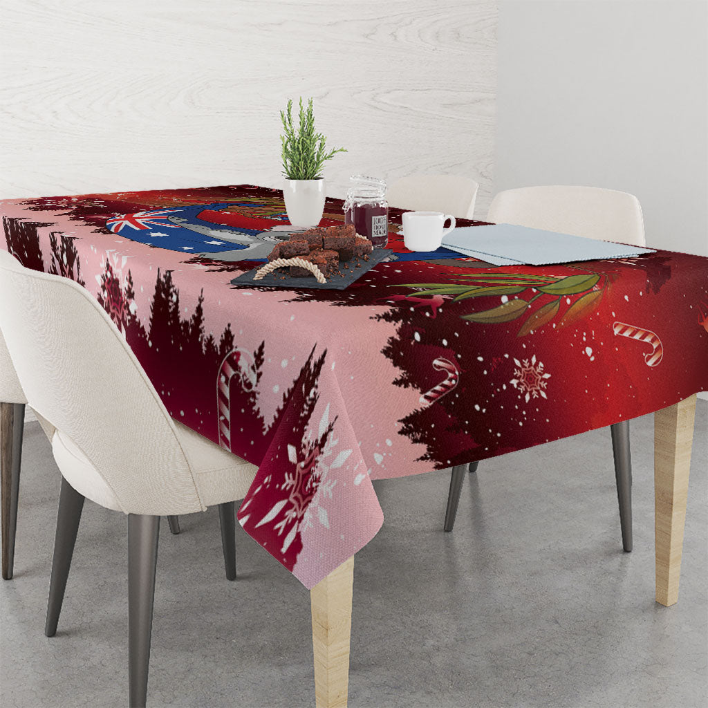 Aussie Festive Koala Christmas Tablecloth Koala-ty Time Flag Hammock Red Style