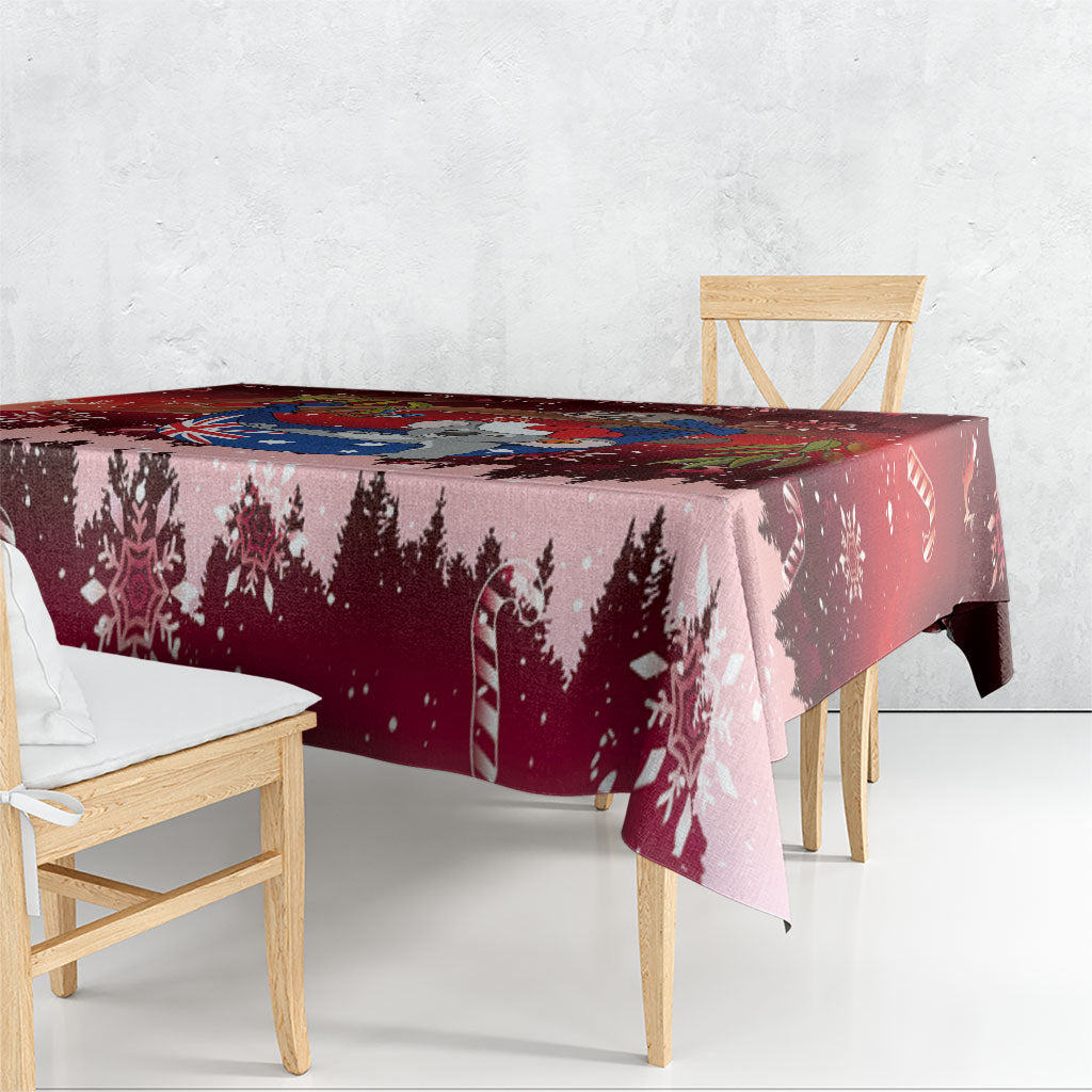 Aussie Festive Koala Christmas Tablecloth Koala-ty Time Flag Hammock Red Style