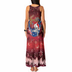 Aussie Festive Koala Christmas Tank Maxi Dress Koala-ty Time Flag Hammock Red Style