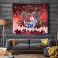 Aussie Festive Koala Christmas Tapestry Koala-ty Time Flag Hammock Red Style