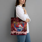 Aussie Festive Koala Christmas Tote Bag Koala-ty Time Flag Hammock Red Style