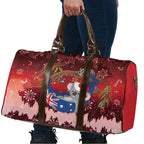 Aussie Festive Koala Christmas Travel Bag Koala-ty Time Flag Hammock Red Style