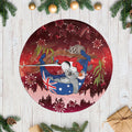 Aussie Festive Koala Christmas Tree Skirt Koala-ty Time Flag Hammock Red Style