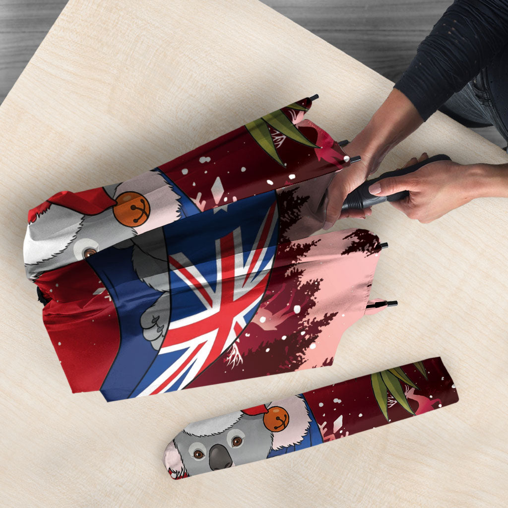 Aussie Festive Koala Christmas Umbrella Koala-ty Time Flag Hammock Red Style
