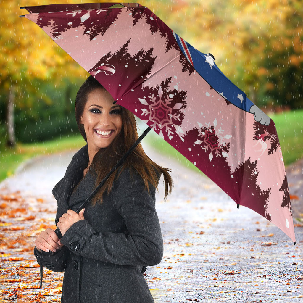 Aussie Festive Koala Christmas Umbrella Koala-ty Time Flag Hammock Red Style