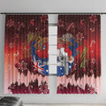 Aussie Festive Koala Christmas Window Curtain Koala-ty Time Flag Hammock Red Style