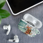 Aussie Festive Wallaby Christmas AirPods Case Surf's up Santa Animal Lover