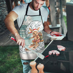 Aussie Festive Wallaby Christmas Apron Surf's up Santa Animal Lover