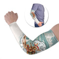 Aussie Festive Wallaby Christmas Arm Sleeves Surf's up Santa Animal Lover