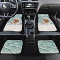 Aussie Festive Wallaby Christmas Car Mats Surf's up Santa Animal Lover