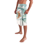Aussie Festive Wallaby Christmas Lavalava Surf's up Santa Animal Lover