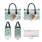 Aussie Festive Wallaby Christmas Leather Bag Surf's up Santa Animal Lover