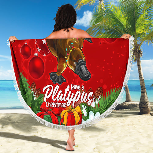 platypus-lover-beach-blanket-australia-merry-christmas-aboriginal