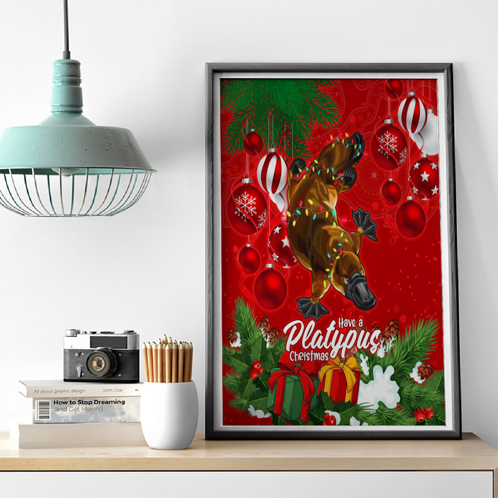 platypus-lover-canvas-wall-art-australia-merry-christmas-aboriginal