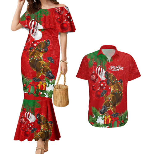 platypus-lover-couples-matching-mermaid-dress-and-hawaiian-shirt-australia-merry-christmas-aboriginal