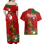 platypus-lover-couples-matching-off-shoulder-maxi-dress-and-hawaiian-shirt-australia-merry-christmas-aboriginal