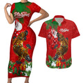 platypus-lover-couples-matching-short-sleeve-bodycon-dress-and-hawaiian-shirt-australia-merry-christmas-aboriginal