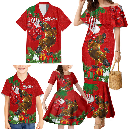 platypus-lover-family-matching-mermaid-dress-and-hawaiian-shirt-australia-merry-christmas-aboriginal