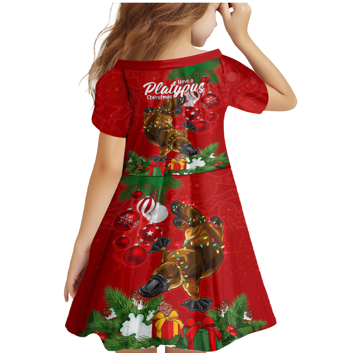 platypus-lover-family-matching-mermaid-dress-and-hawaiian-shirt-australia-merry-christmas-aboriginal
