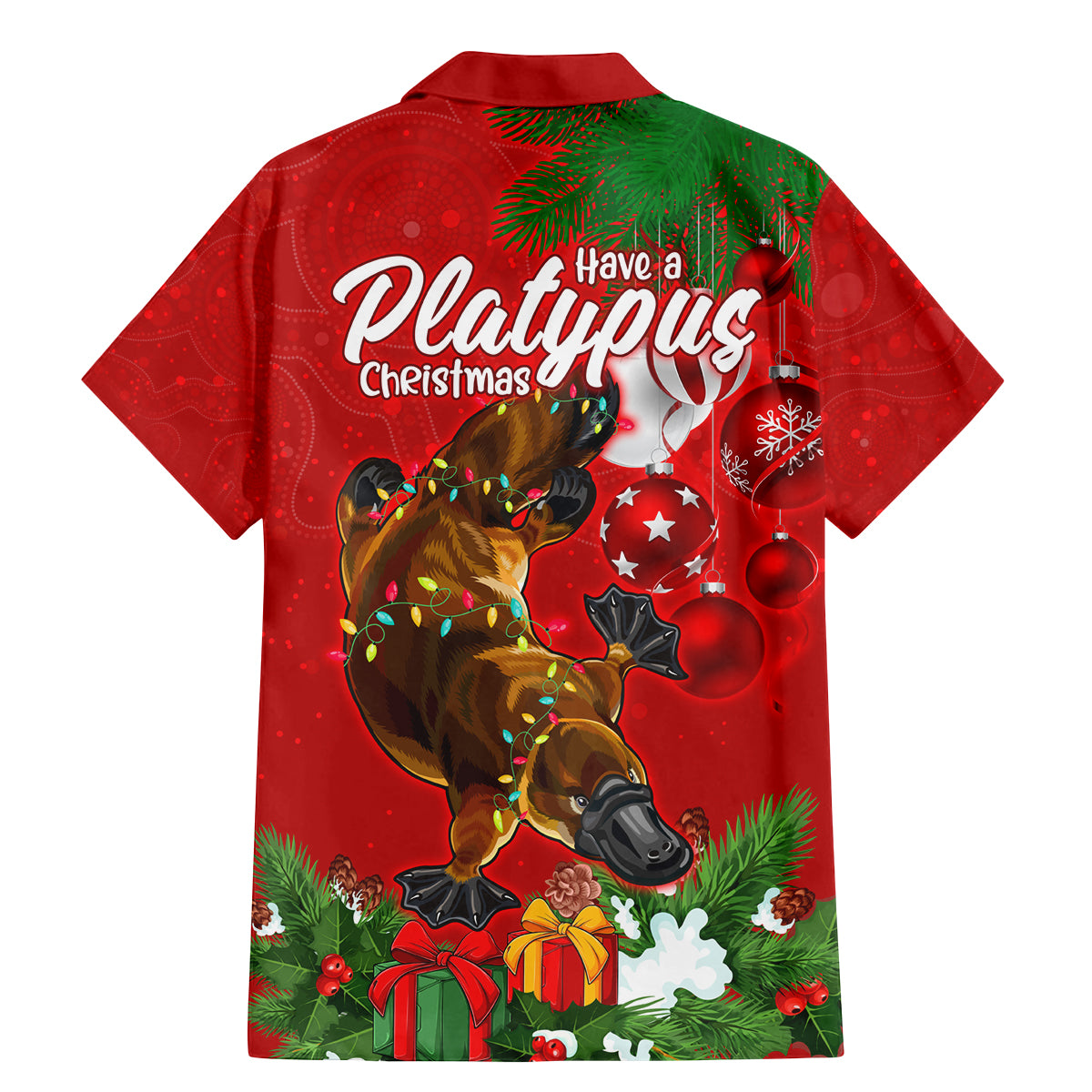 platypus-lover-family-matching-mermaid-dress-and-hawaiian-shirt-australia-merry-christmas-aboriginal