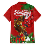 platypus-lover-family-matching-off-shoulder-long-sleeve-dress-and-hawaiian-shirt-australia-merry-christmas-aboriginal