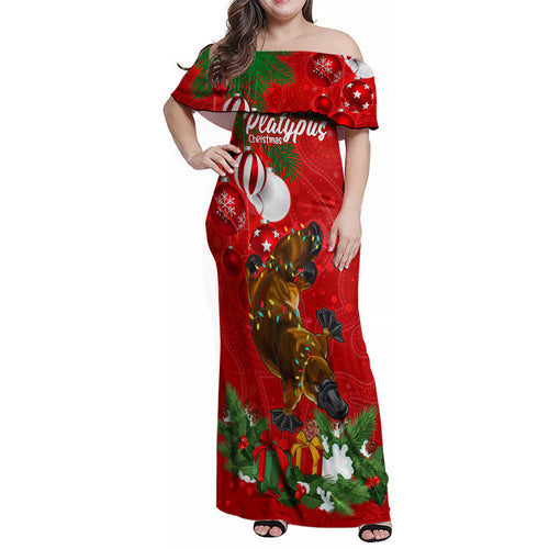 platypus-lover-family-matching-off-shoulder-maxi-dress-and-hawaiian-shirt-australia-merry-christmas-aboriginal