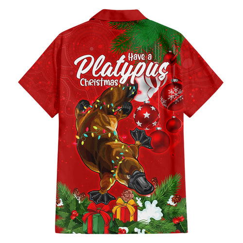 platypus-lover-family-matching-off-shoulder-short-dress-and-hawaiian-shirt-australia-merry-christmas-aboriginal