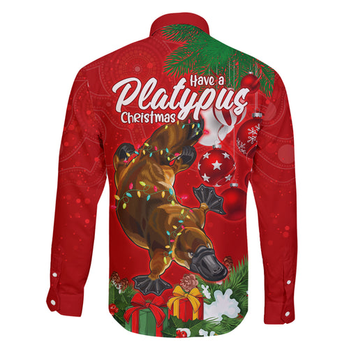 platypus-lover-family-matching-short-sleeve-bodycon-dress-and-hawaiian-shirt-australia-merry-christmas-aboriginal