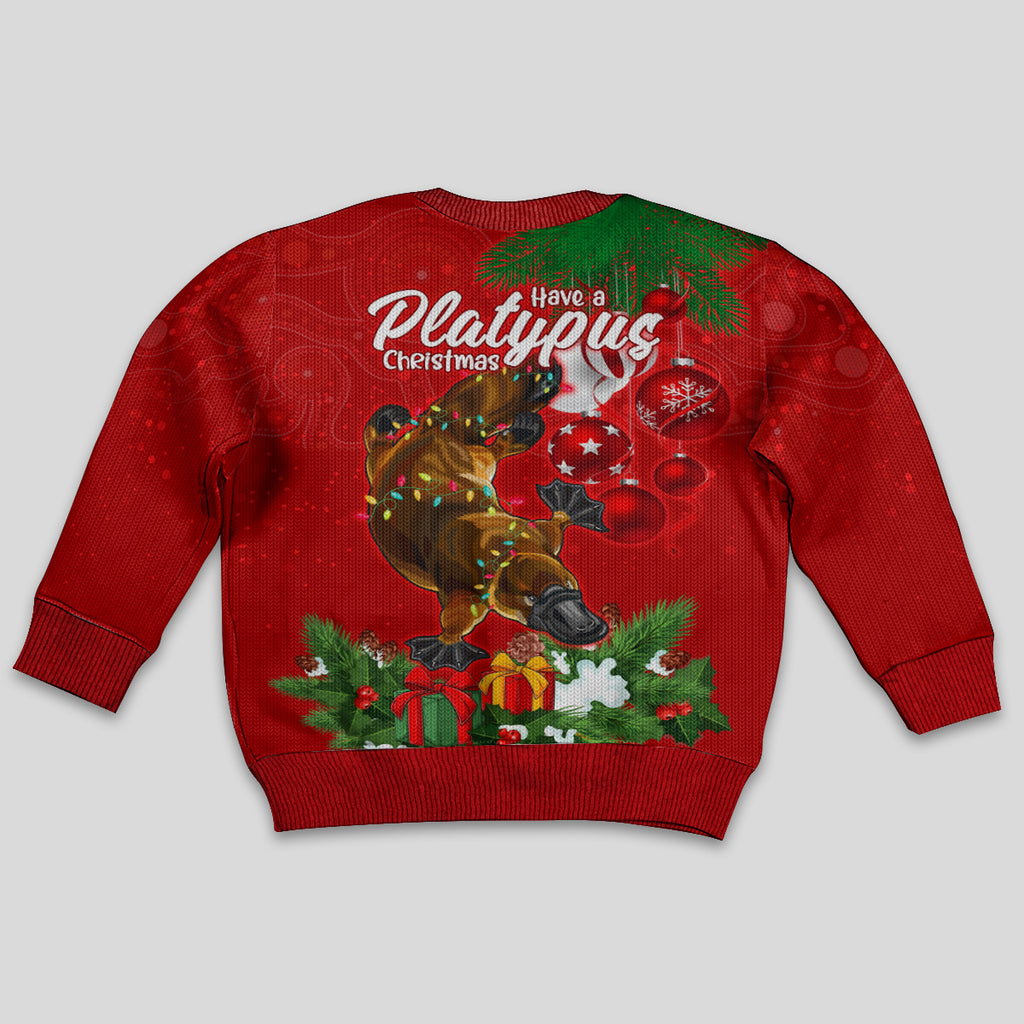 platypus-lover-kid-ugly-christmas-sweater-australia-merry-christmas-aboriginal