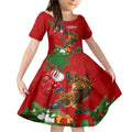 platypus-lover-kid-short-sleeve-dress-australia-merry-christmas-aboriginal
