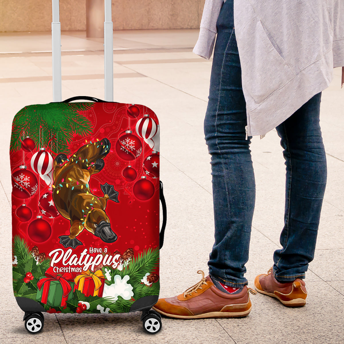 platypus-lover-luggage-cover-australia-merry-christmas-aboriginal