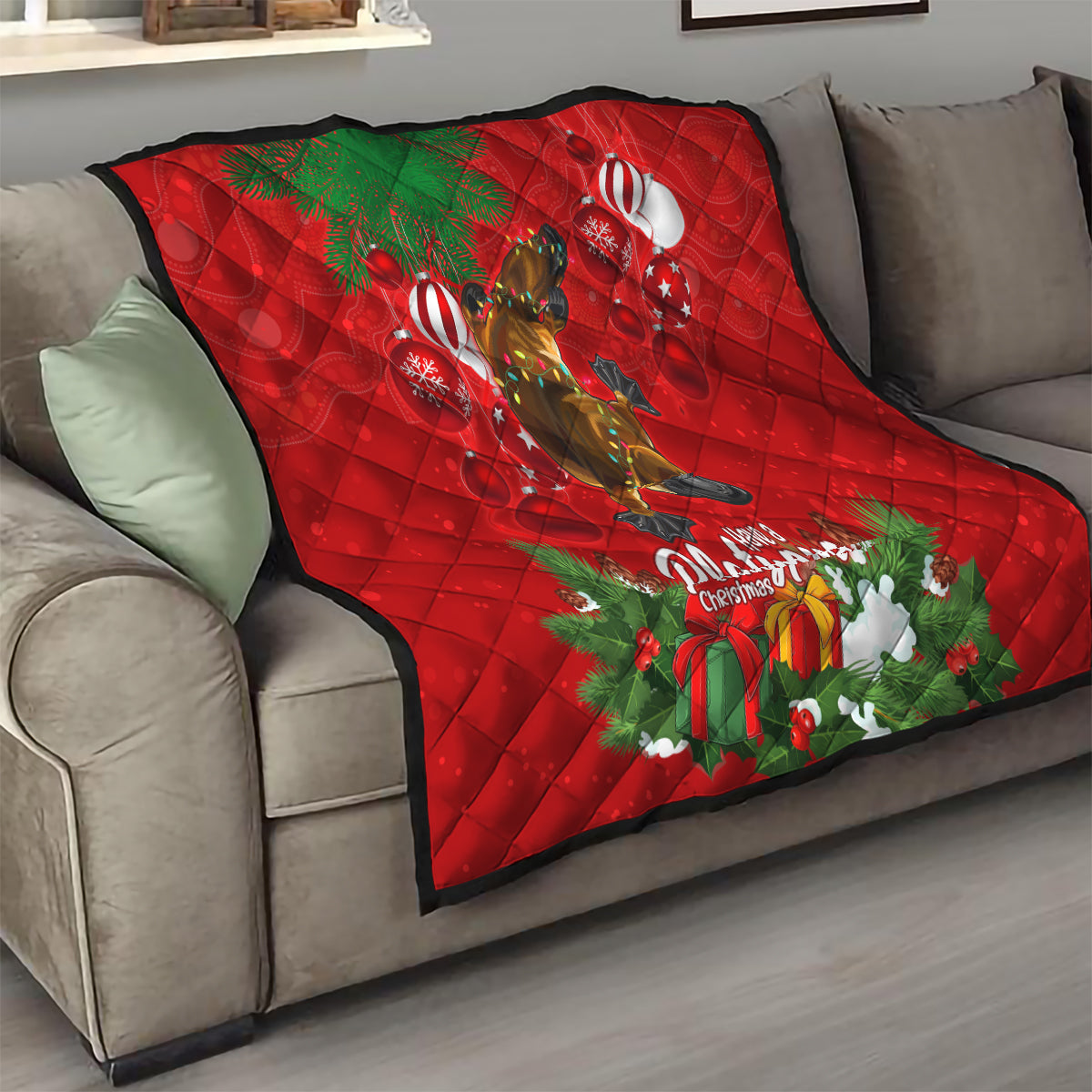 platypus-lover-quilt-australia-merry-christmas-aboriginal