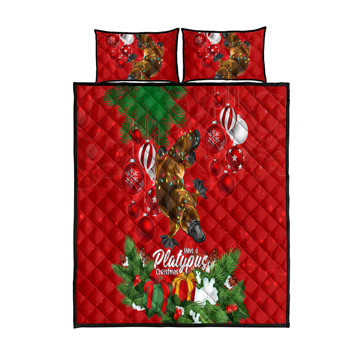 platypus-lover-quilt-bed-set-australia-merry-christmas-aboriginal