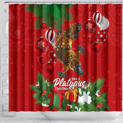 platypus-lover-shower-curtain-australia-merry-christmas-aboriginal