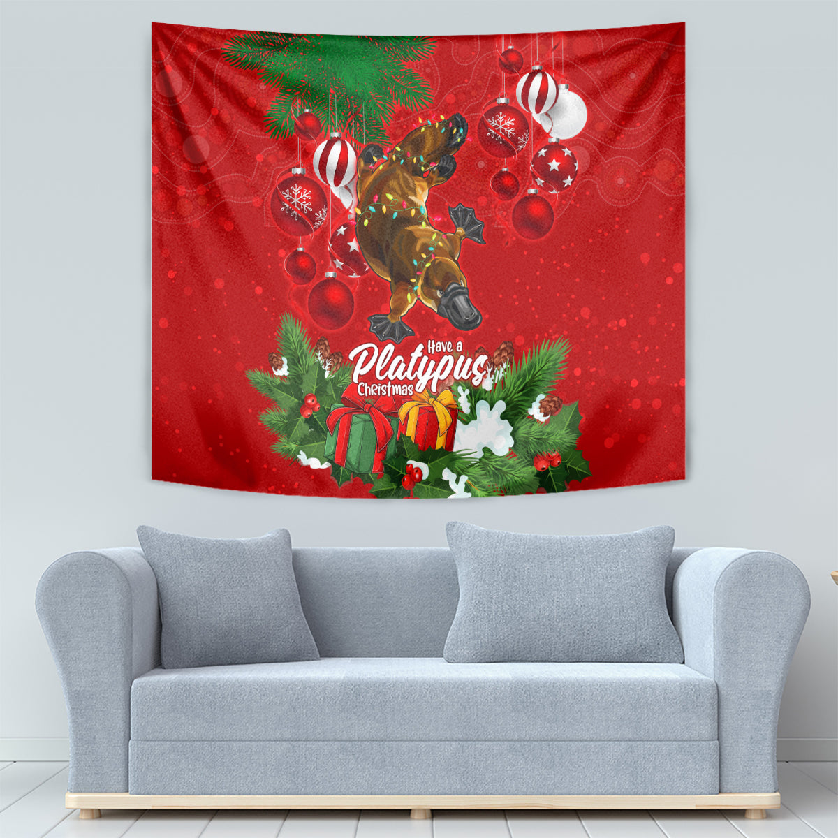 platypus-lover-tapestry-australia-merry-christmas-aboriginal