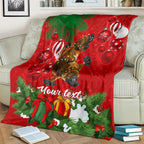 personalised-platypus-lover-blanket-australia-merry-christmas-aboriginal