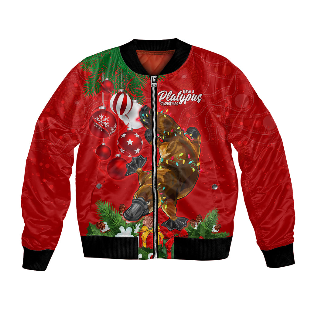 personalised-platypus-lover-bomber-jacket-australia-merry-christmas-aboriginal